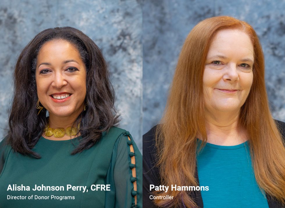 Congratulations to Alisha Johnson Perry and Patty Hammons of GCCF