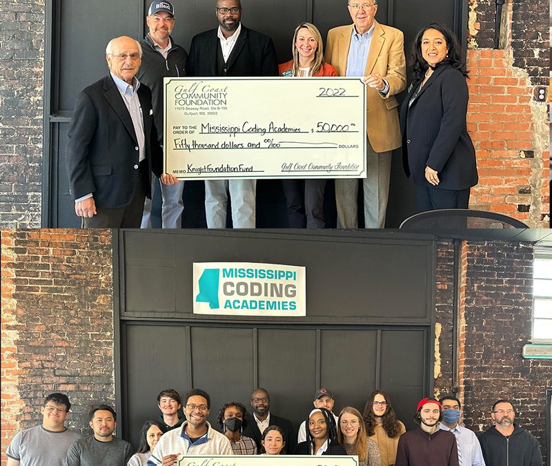 MS Coding Academies Receive $50k Grant from Knight Foundation and Gulf Coast Community Foundation