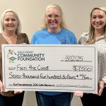 From left: Lisa Birmingham, director of Grants and Scholarships at GCCF; Cindy Arceneaux, president of Fixin the Coast; and Dr. Christen Duhé, president and executive director of GCCF.